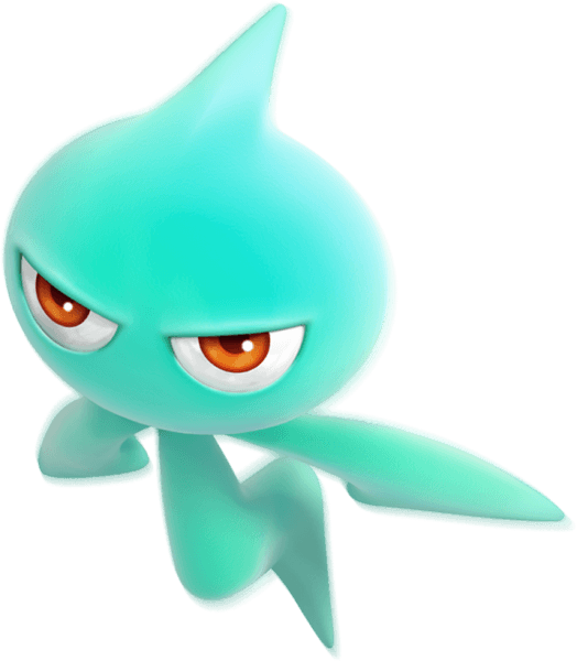 Cyan Creature Cartoon Character PNG