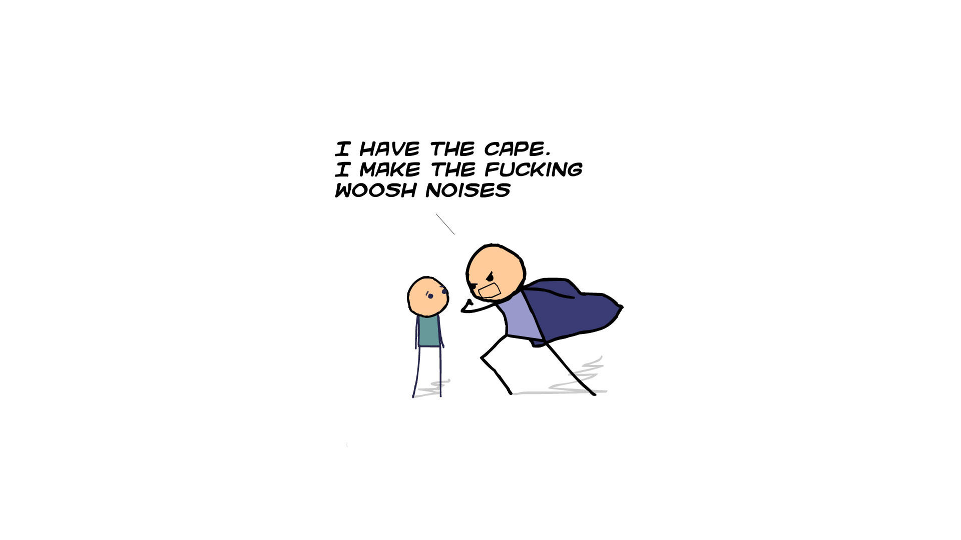 Cyanide And Happiness Cape Noises Wallpaper