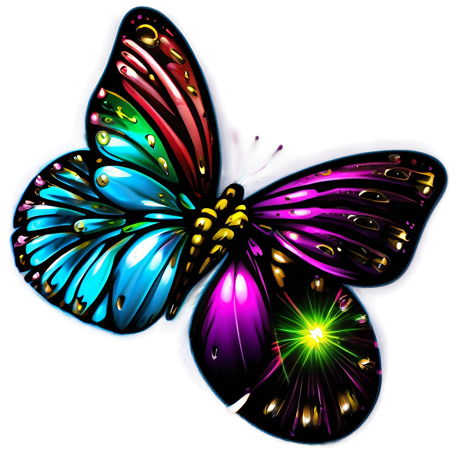 Cyber Butterfly Tech Png Nxs PNG