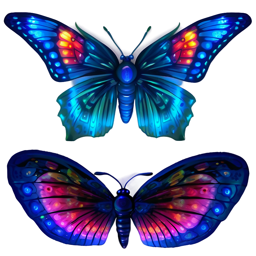 Cyber Butterfly Tech Png Ujg4 PNG