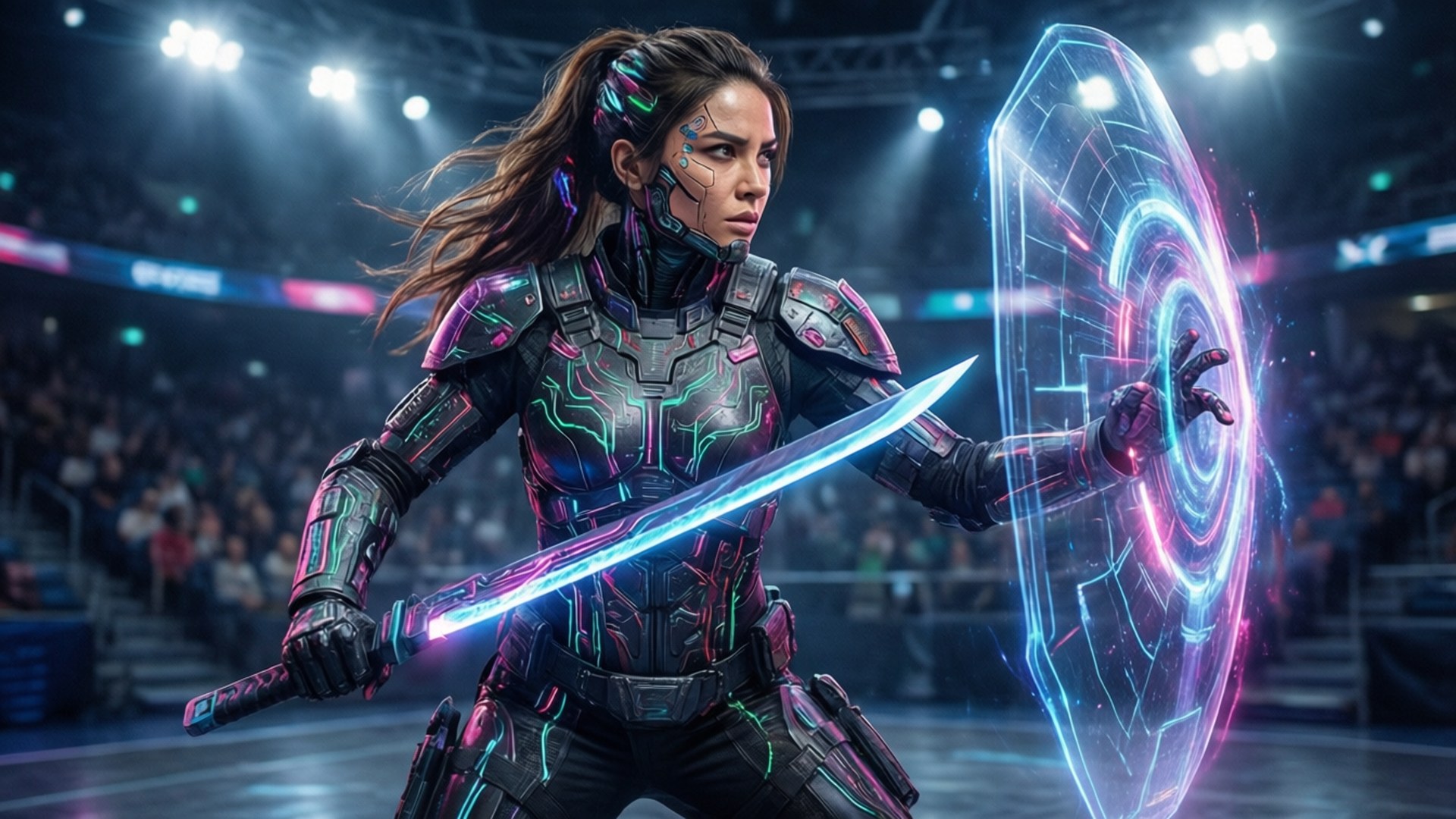 Cyber Gladiator Wallpaper