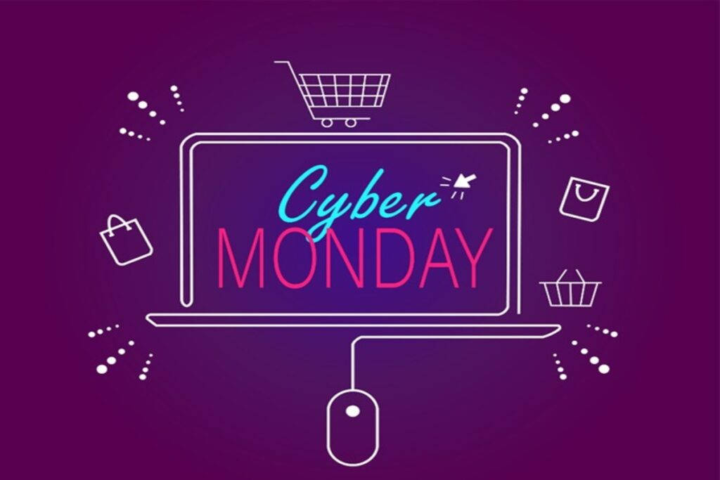 Cyber Monday Digital Shopping Art