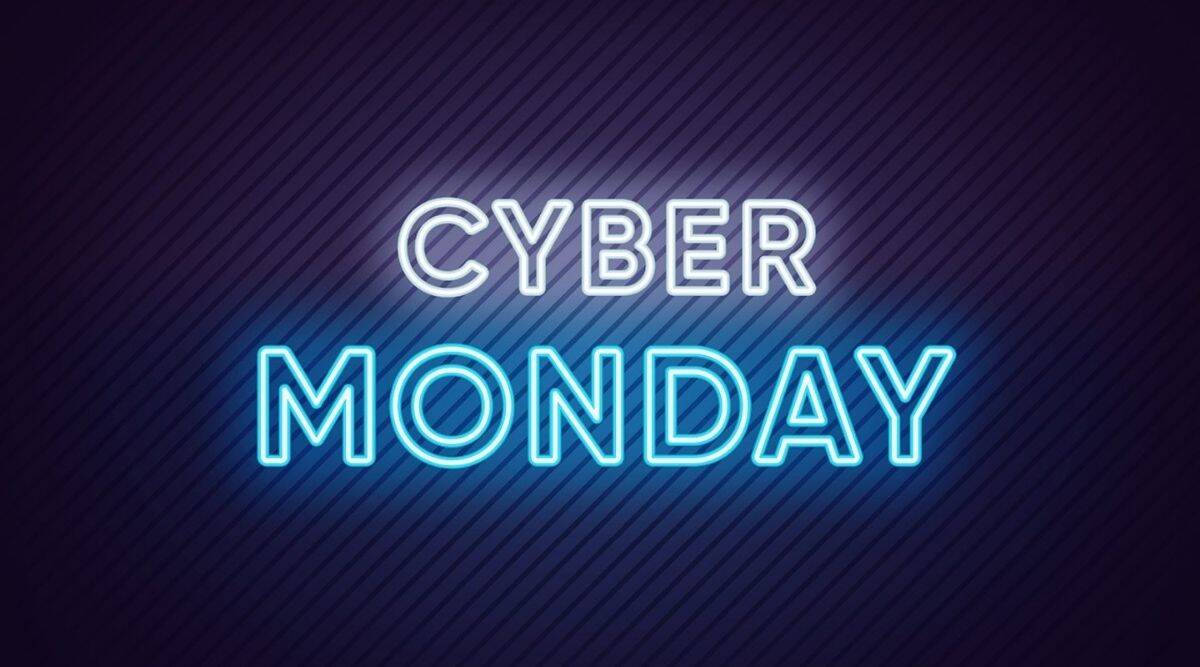 Cyber Monday Neon Light Lettering
