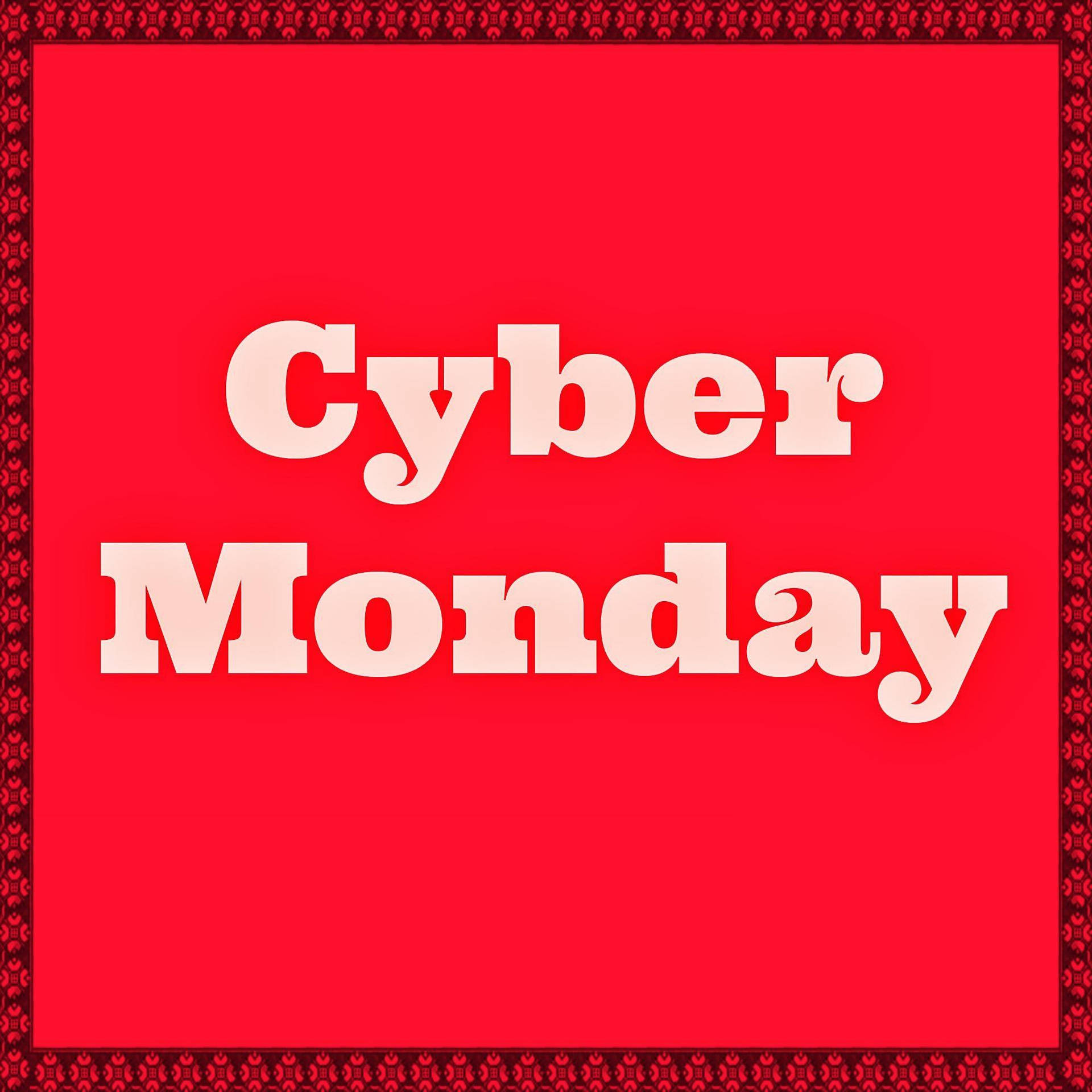 Cyber Monday Red Tag Signage