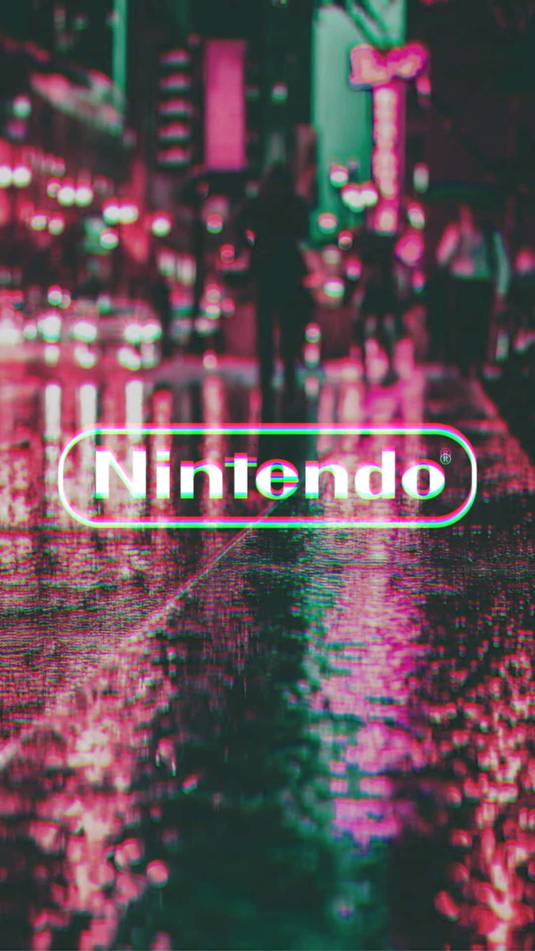Cyber Nintendo Nightlife Wallpaper