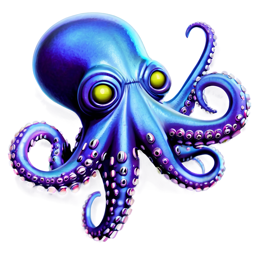 Cyber Octopus Png 05062024 PNG