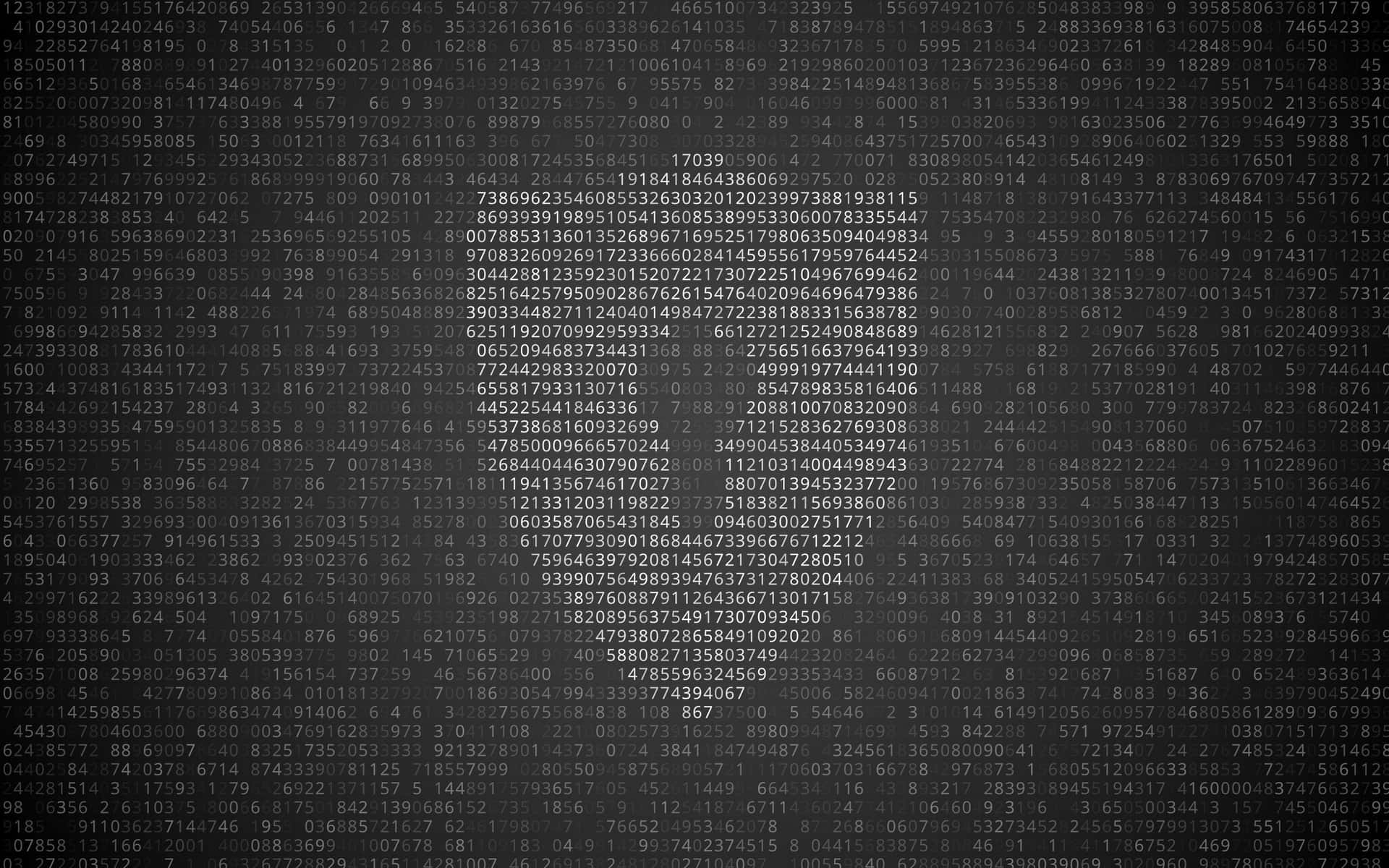 A Black Background With A Padlock And A Number Of Binary Codes