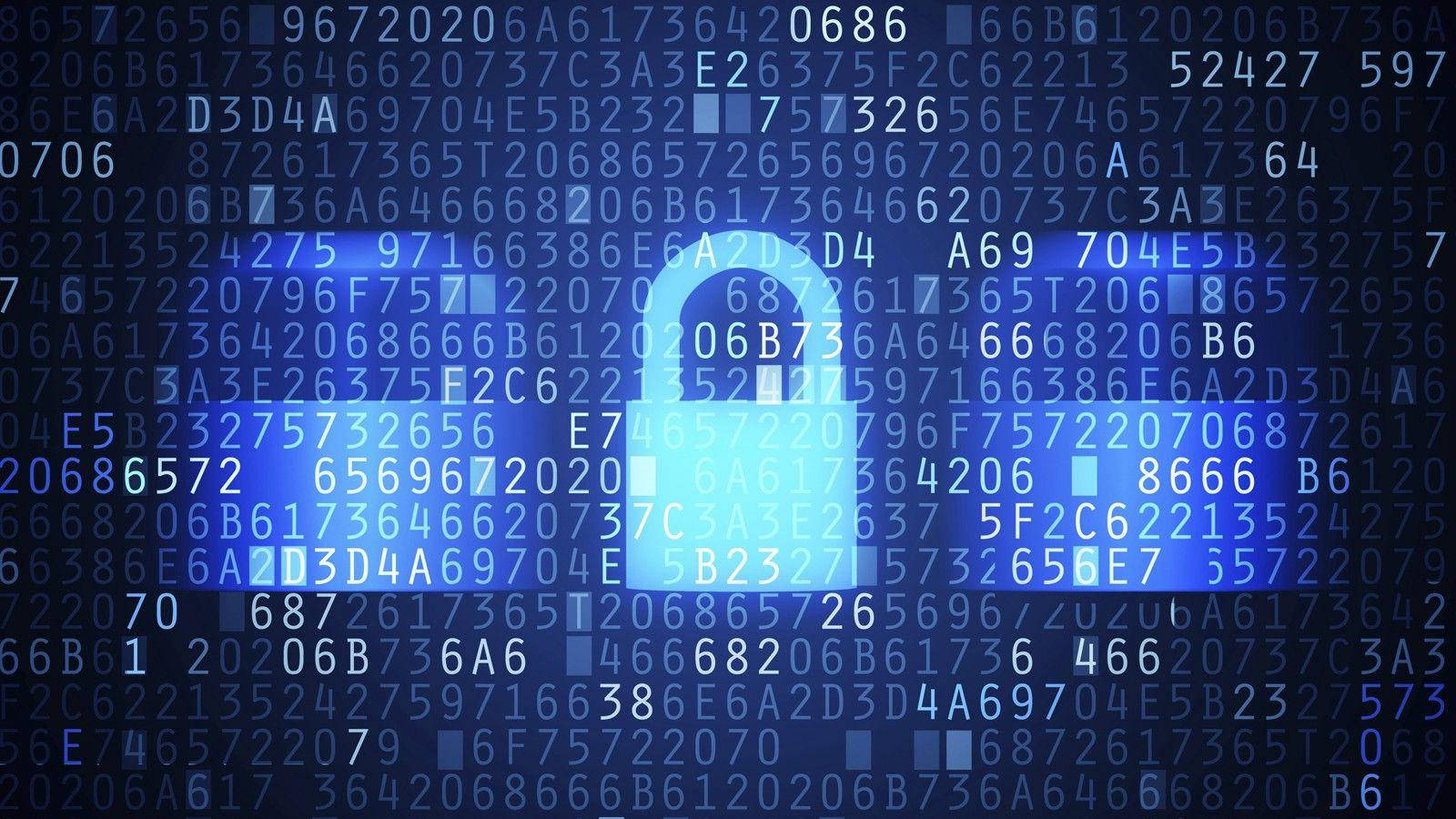 Cyber Security Codes And Padlocks Wallpaper