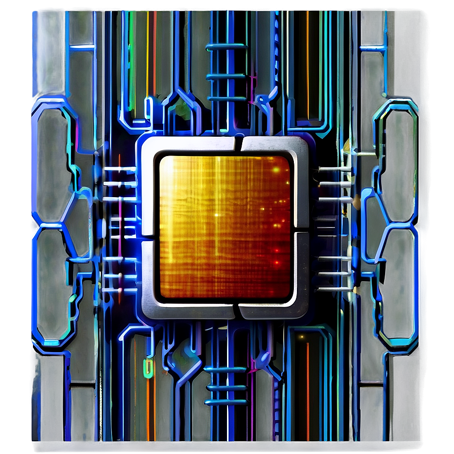 Cyber Technology Background Png 36 PNG