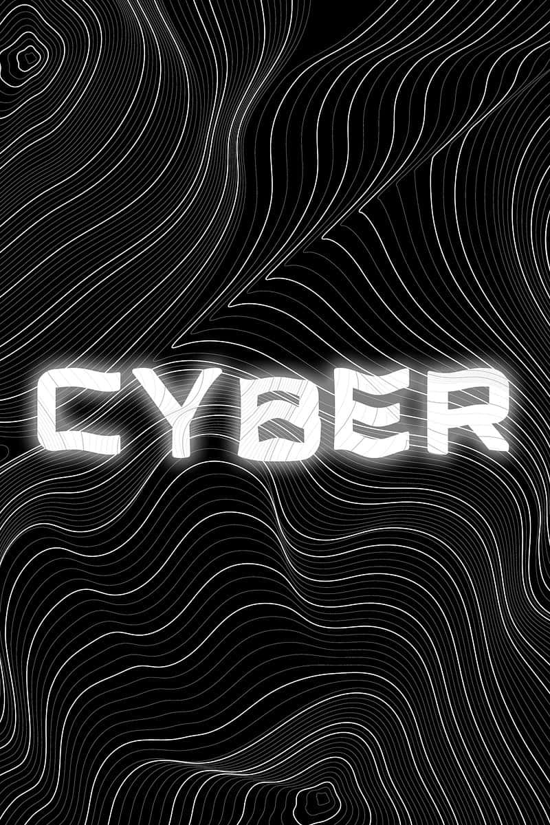 Cyber Topographic Abstract Wallpaper