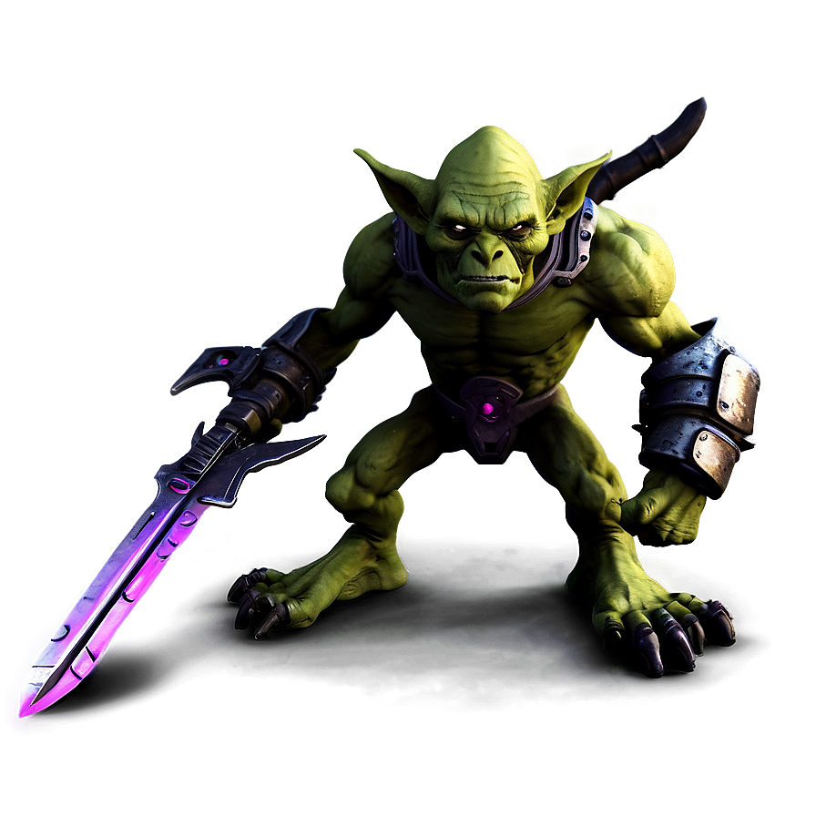 Cybernetic Goblin Warrior Png Vef PNG