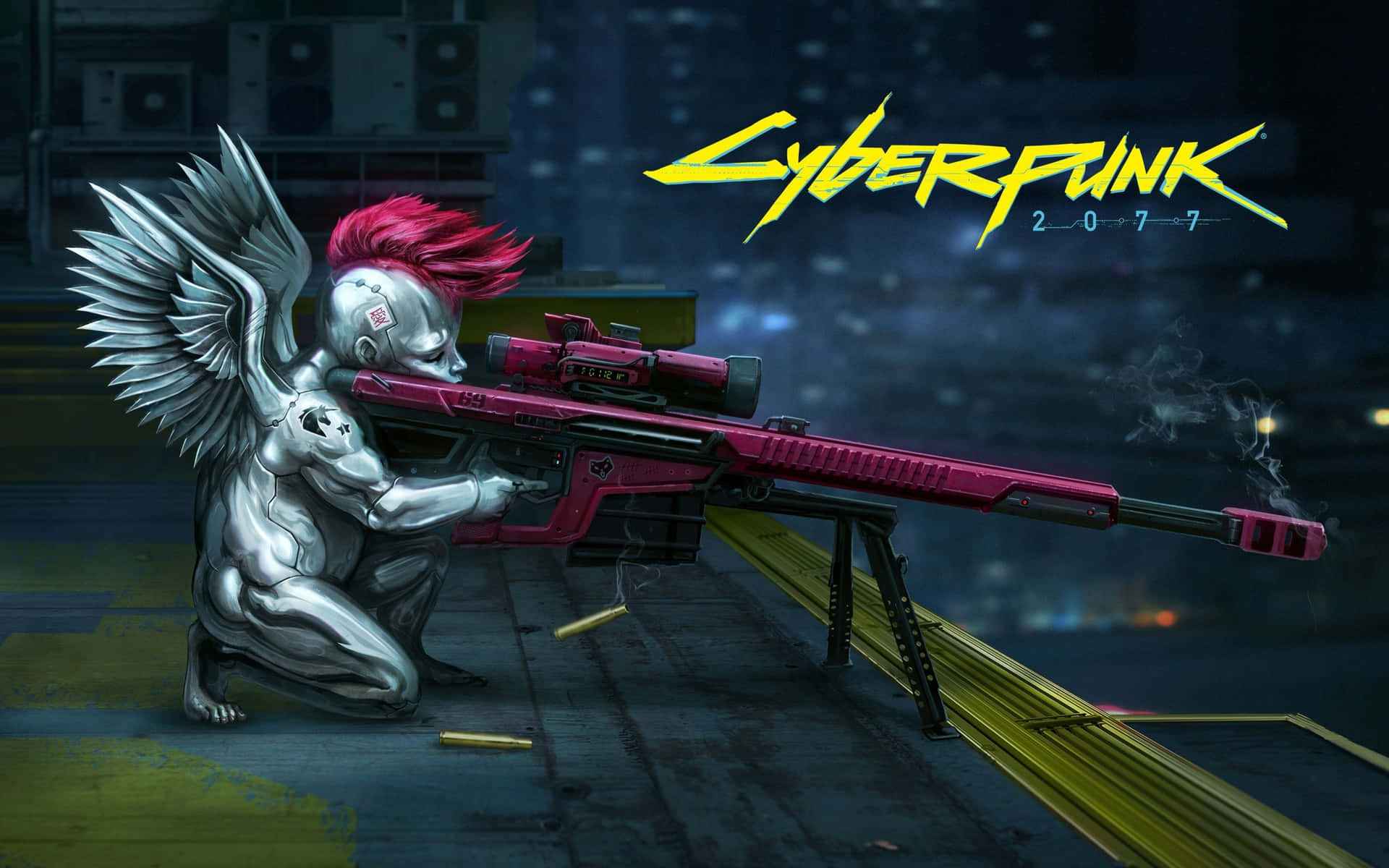 Cyberpunk 2077 Characters in Action Wallpaper