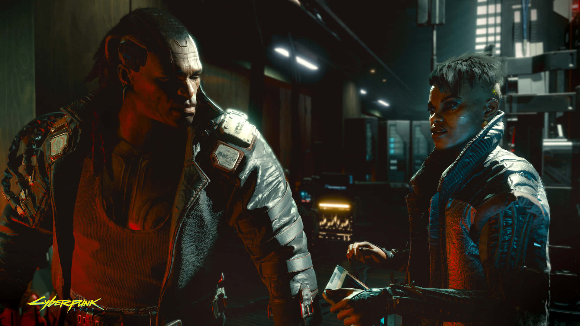 Iconic Cyberpunk 2077 Characters Gathered Together Wallpaper