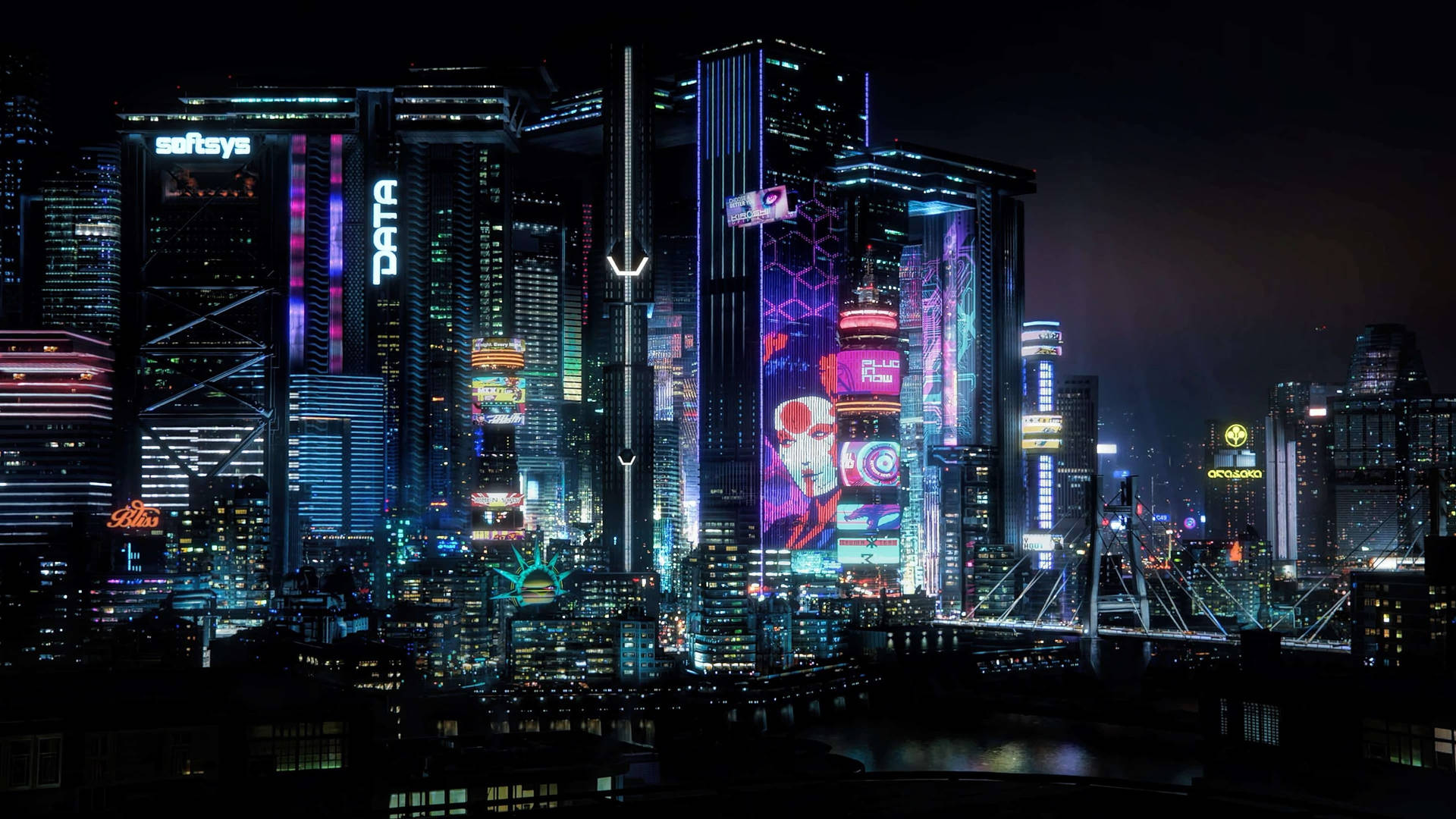 Cyberpunk 2077 Night City Screenshot Wallpaper