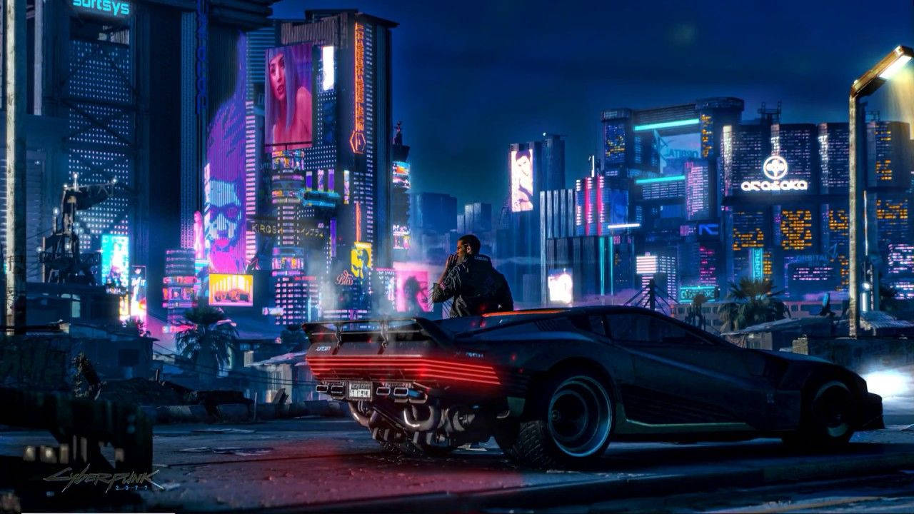 Night City Wallpaper 1080p at Cyberpunk 2077 Nexus - Mods and community
