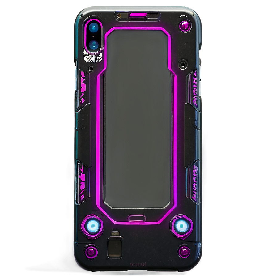 Cyberpunk Aesthetic Phone Case Png 06122024 PNG