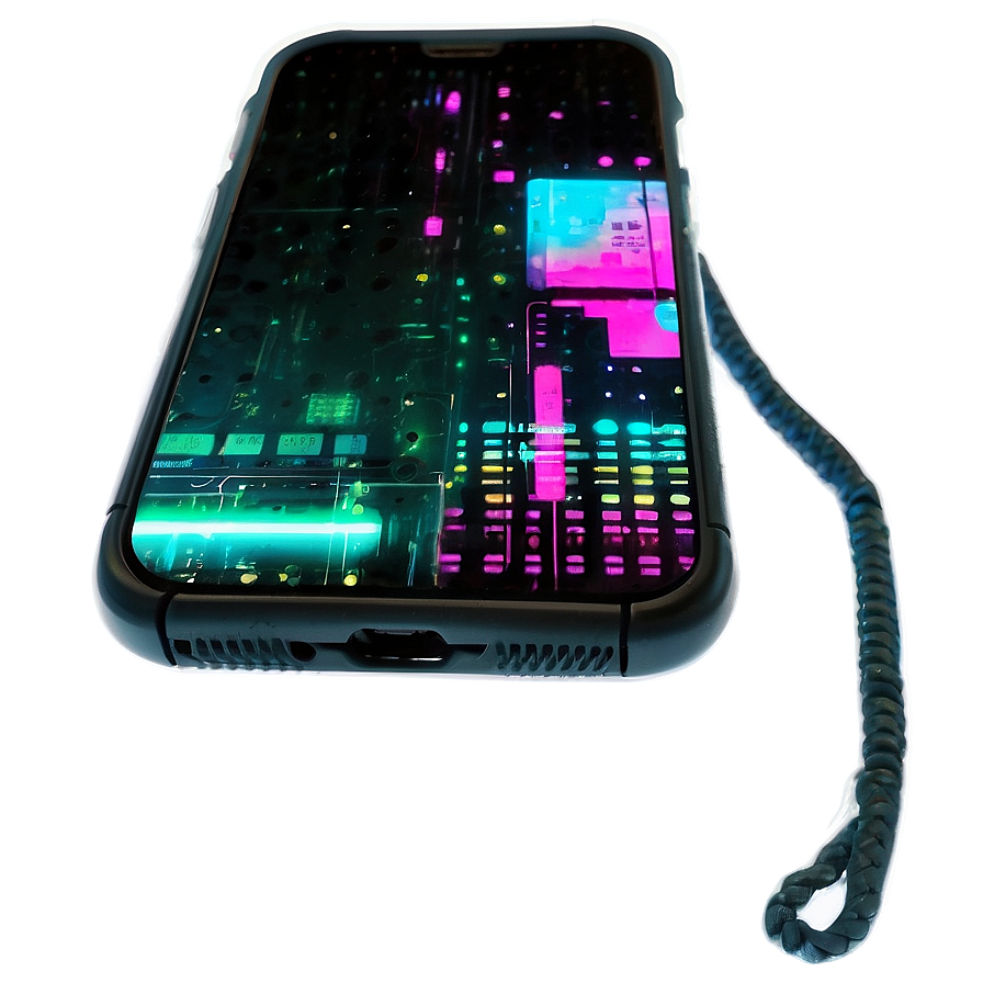 Cyberpunk Aesthetic Phone Case Png Nem54 PNG