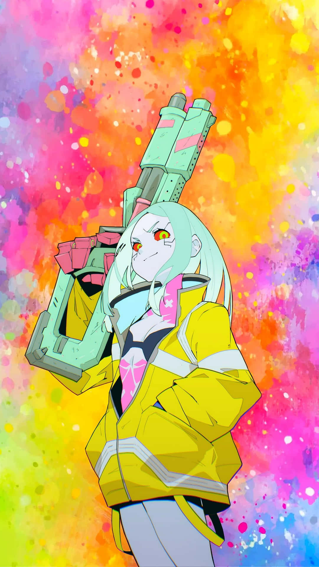 Cyberpunk Anime Character Art Wallpaper