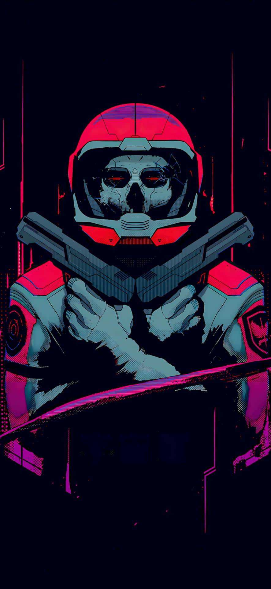 Cyberpunk Astronaut Artwork Wallpaper