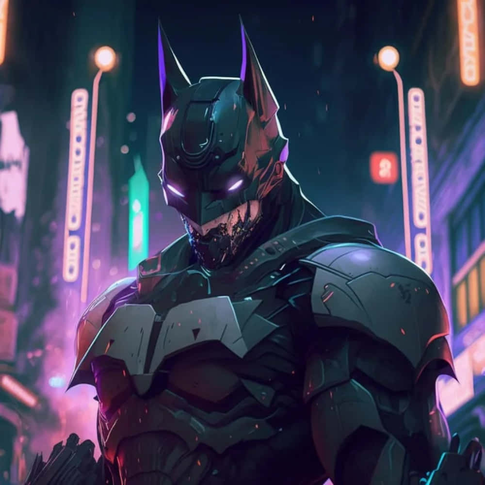 Cyberpunk_ Batman_ Profile Wallpaper