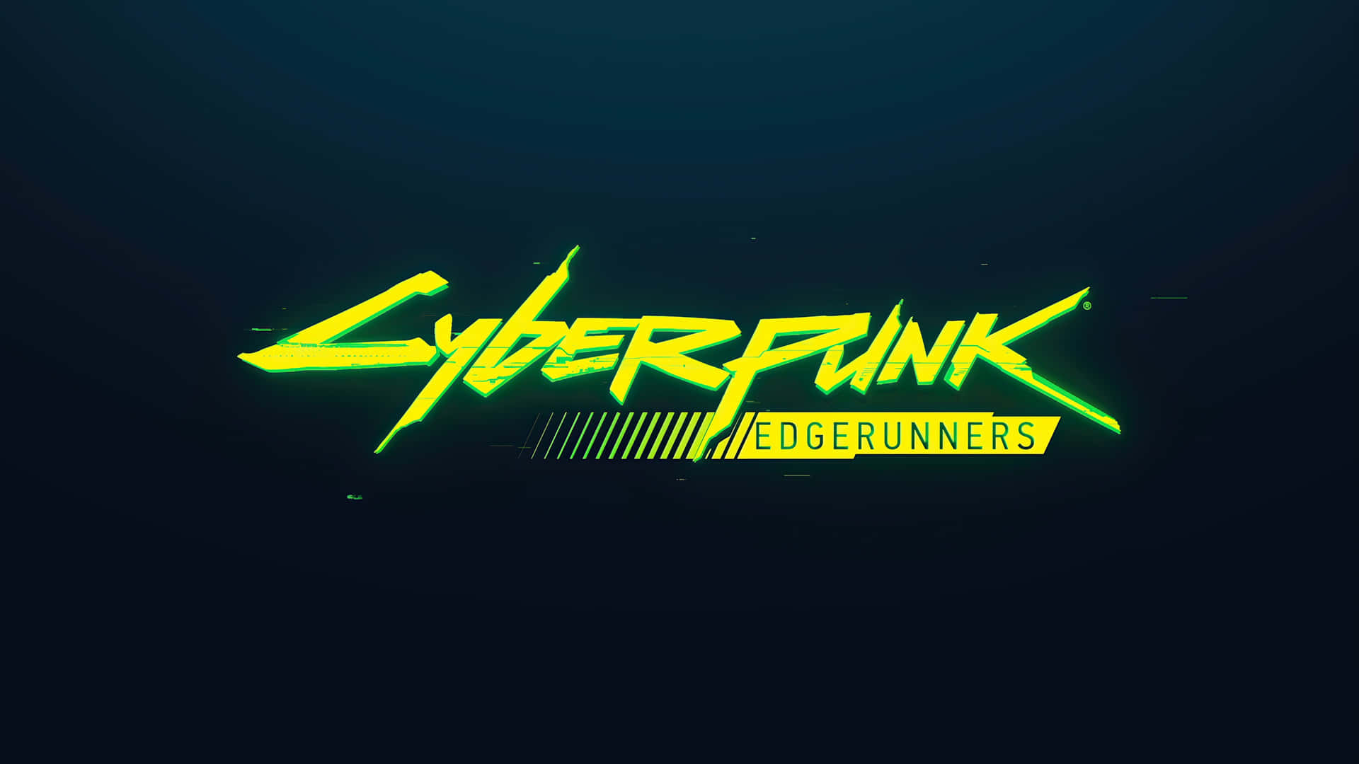 Cyberpunk Edgerunners Logo Wallpaper