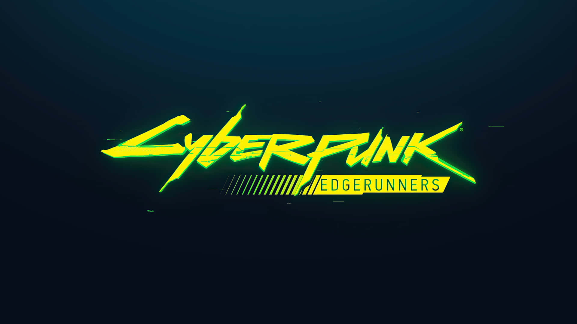 Cyberpunk Edgerunners Logo Achtergrond