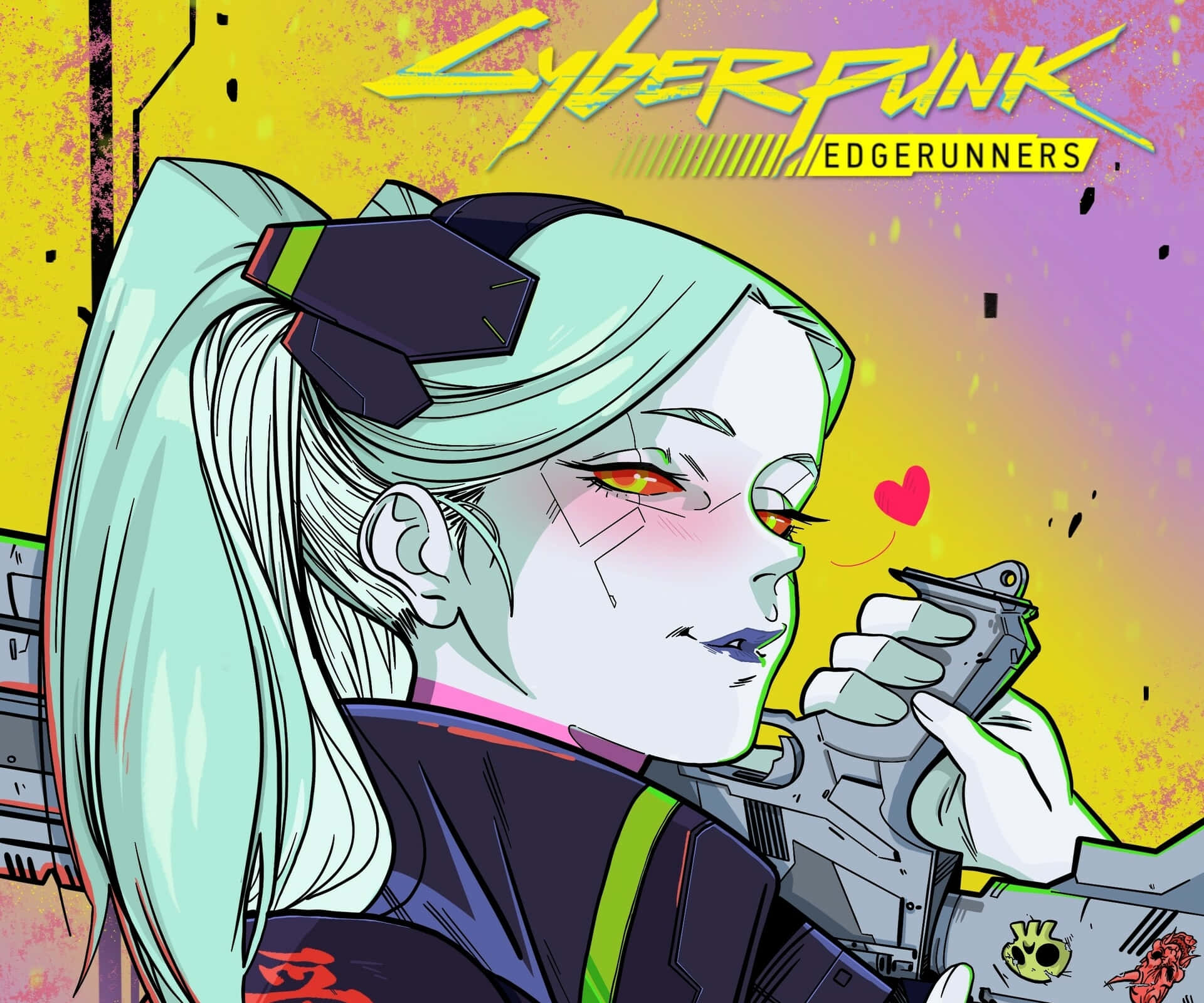 Cyberpunk Edgerunners Rebecca Character Art Wallpaper