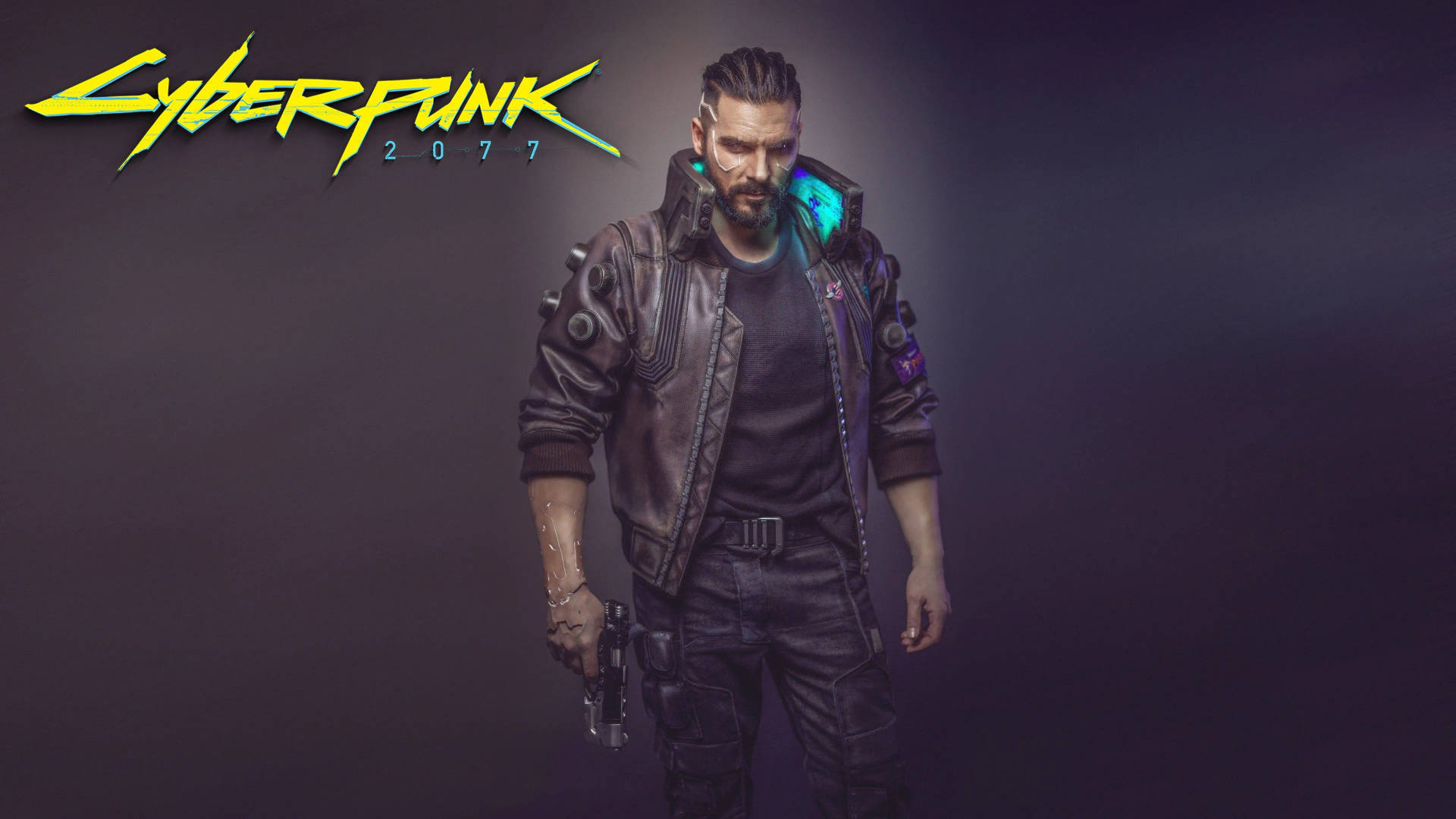 Cyberpunk-hovedperson 8k Gaming Wallpaper