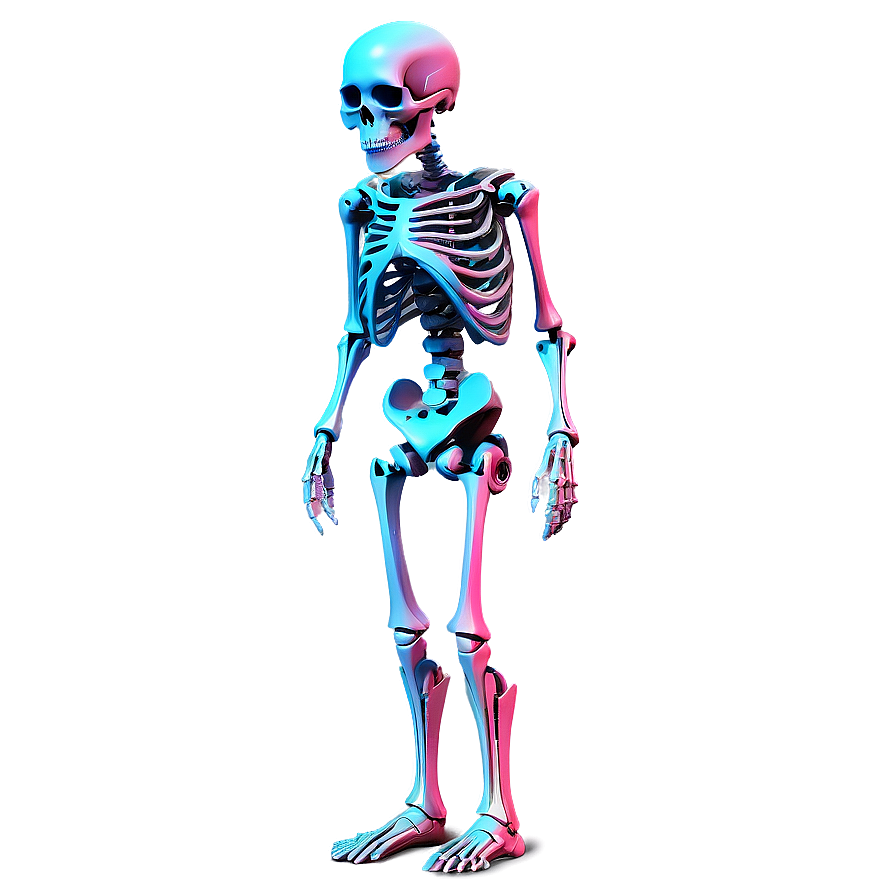 Cyberpunk Skeleton Png 05032024 PNG