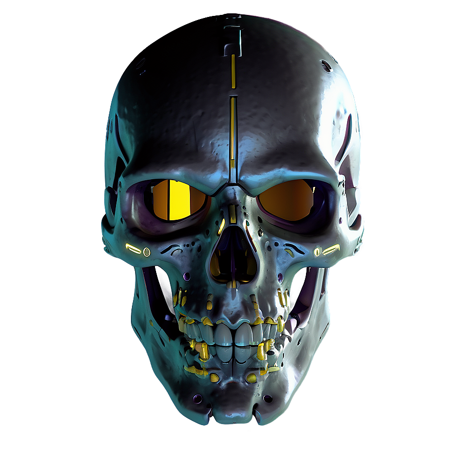Cyberpunk Skull Avatar Png B PNG