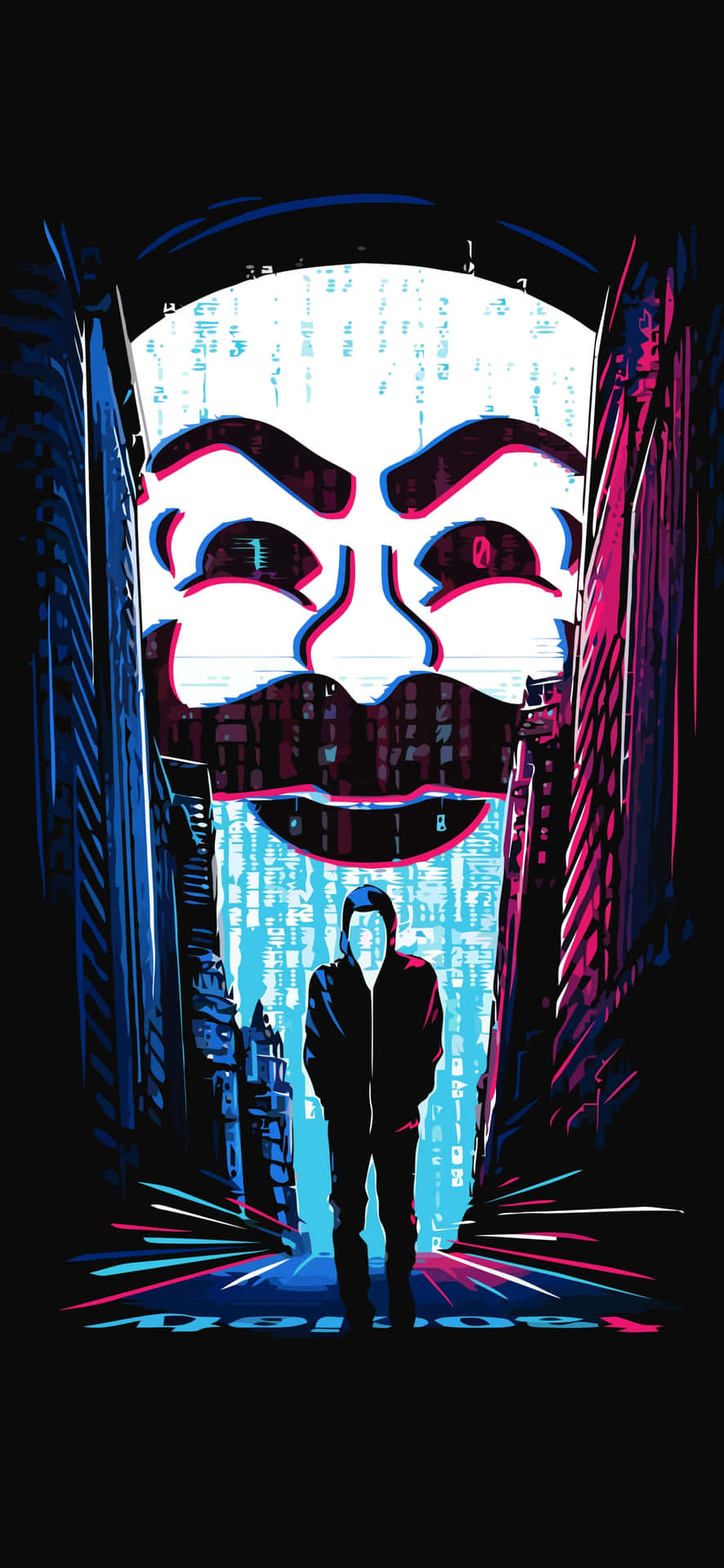 Cyberpunk Vigilante Artwork Wallpaper