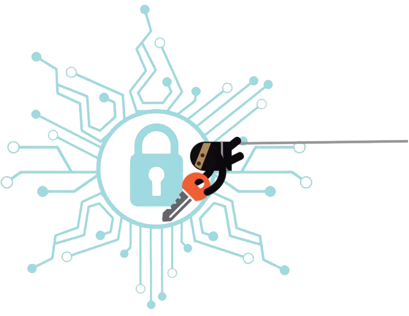 Cybersecurity Concept Artwork PNG