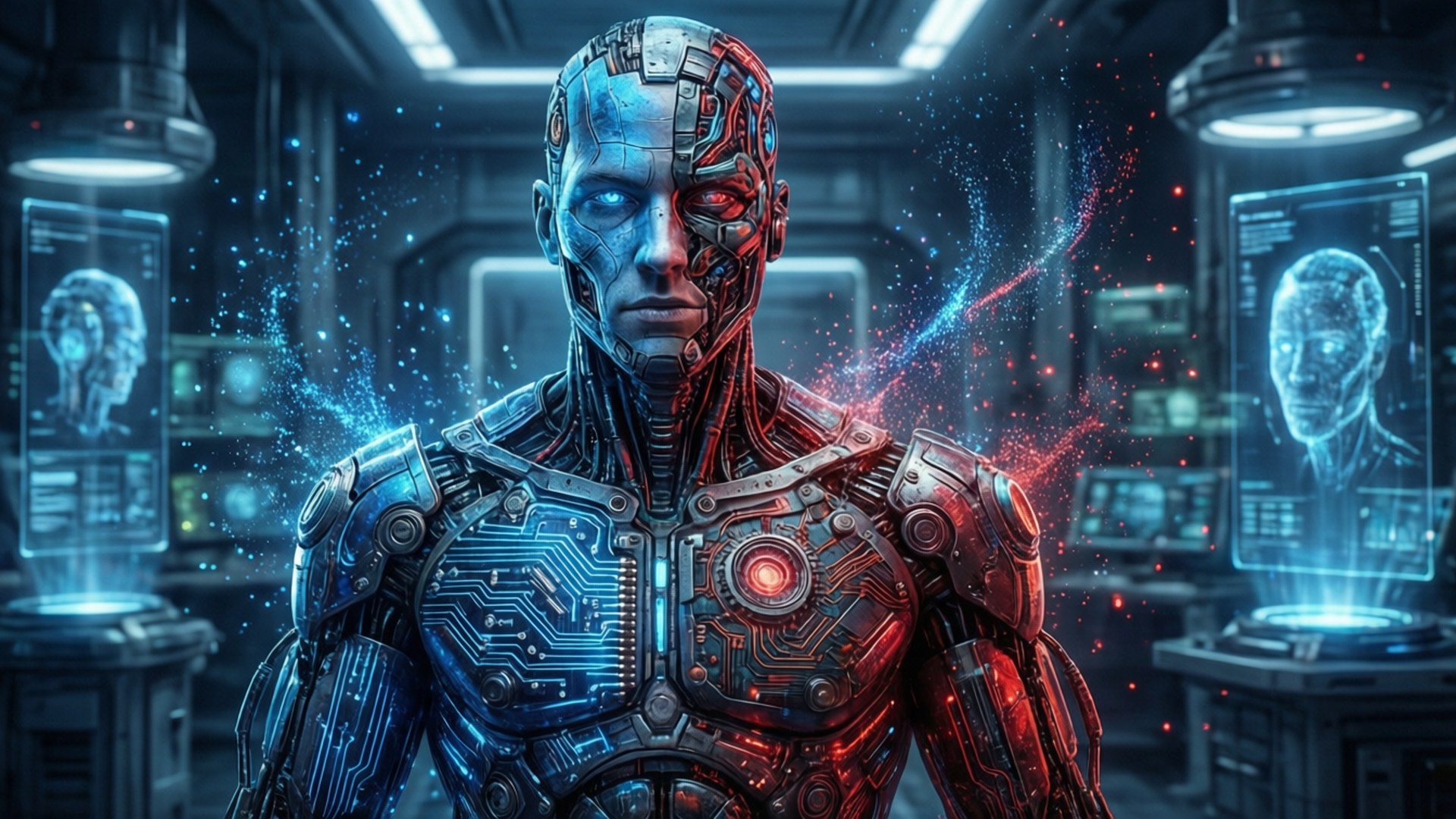 Cyborg Techno Evolutie Achtergronden