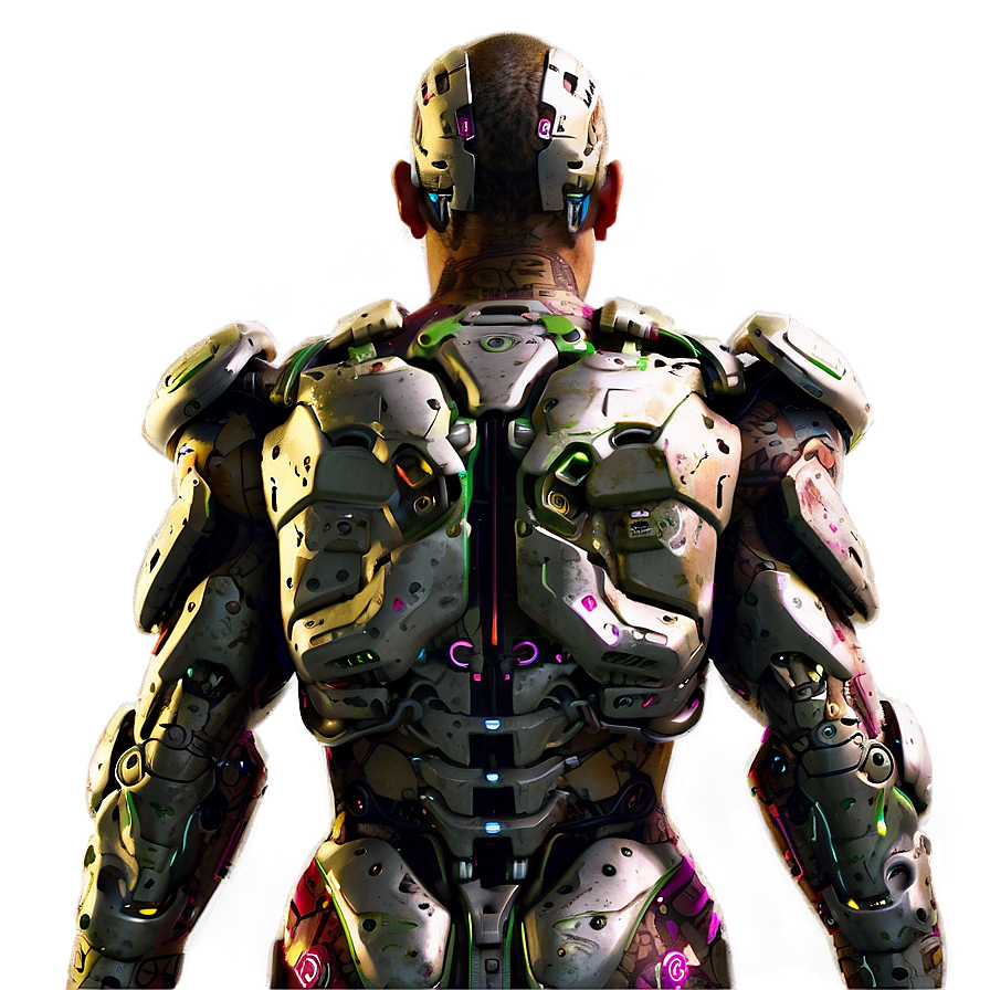 Cyborg With Adaptive Camouflage Png Hqv30 PNG