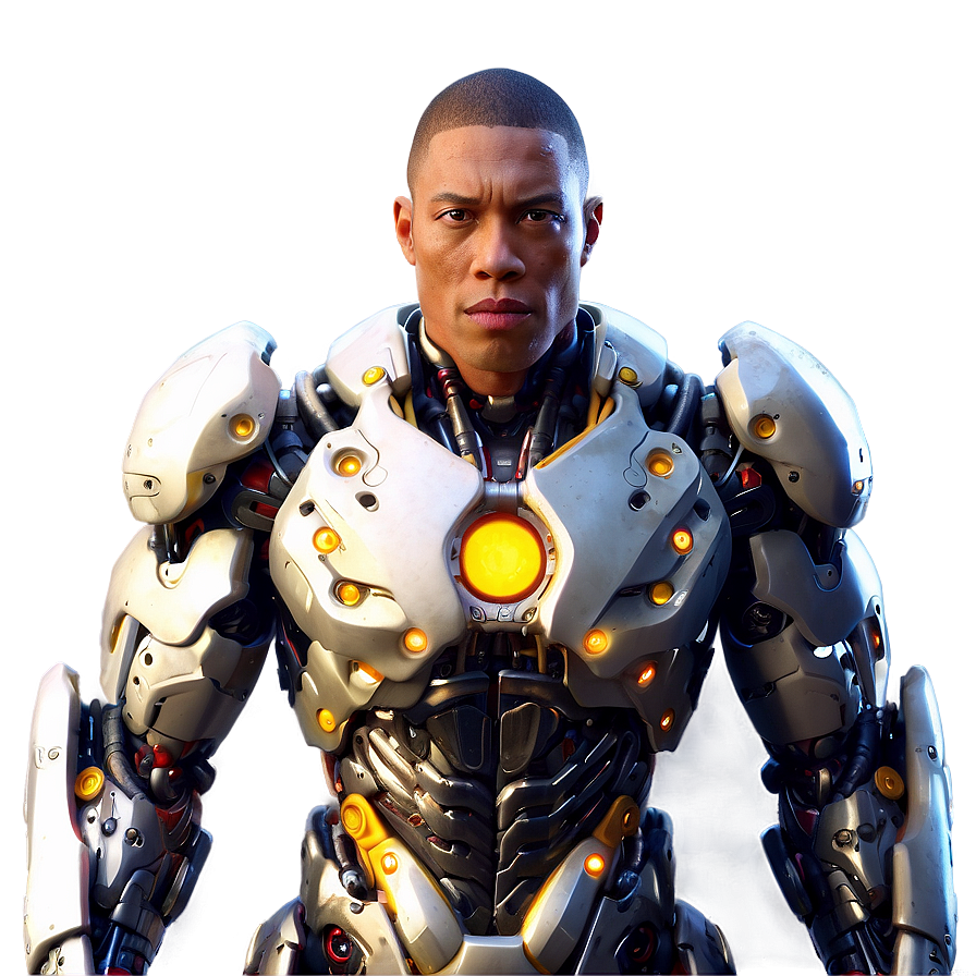 Download Cyborg With Energy Shield Png 68 | Wallpapers.com