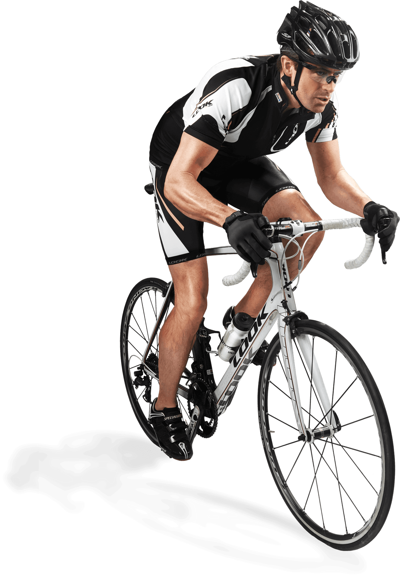 Cyclistin Action Road Biking PNG