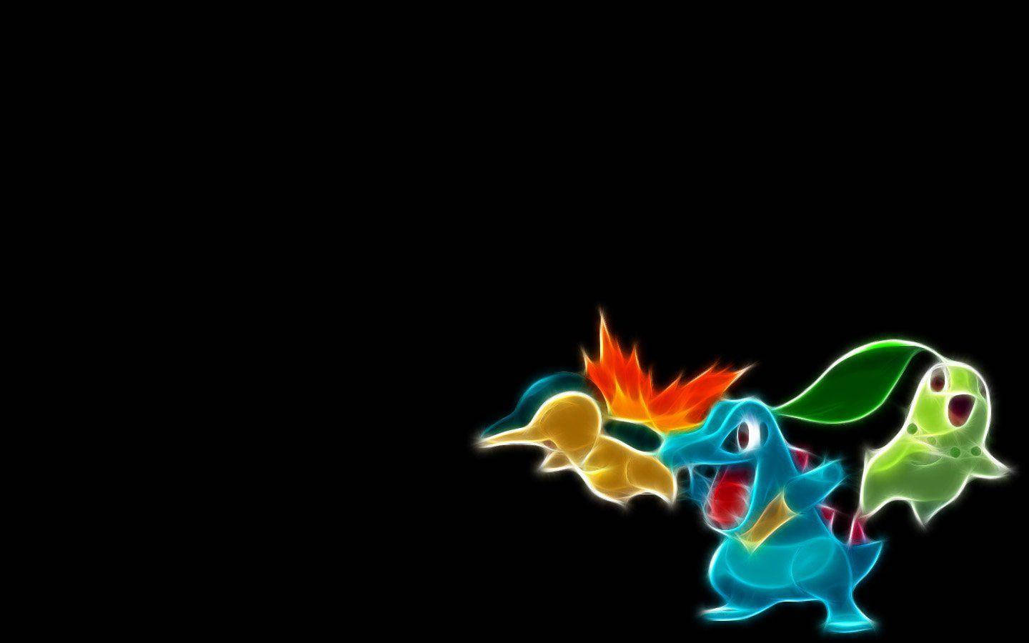 Cyndaquil, Totodile And Chikorita Wallpaper