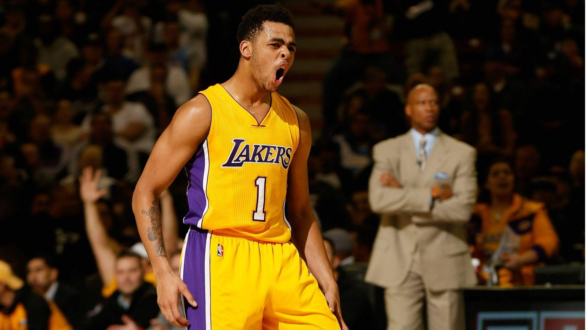 D'Angelo Russell Los Angeles Lakers Tapet Wallpaper