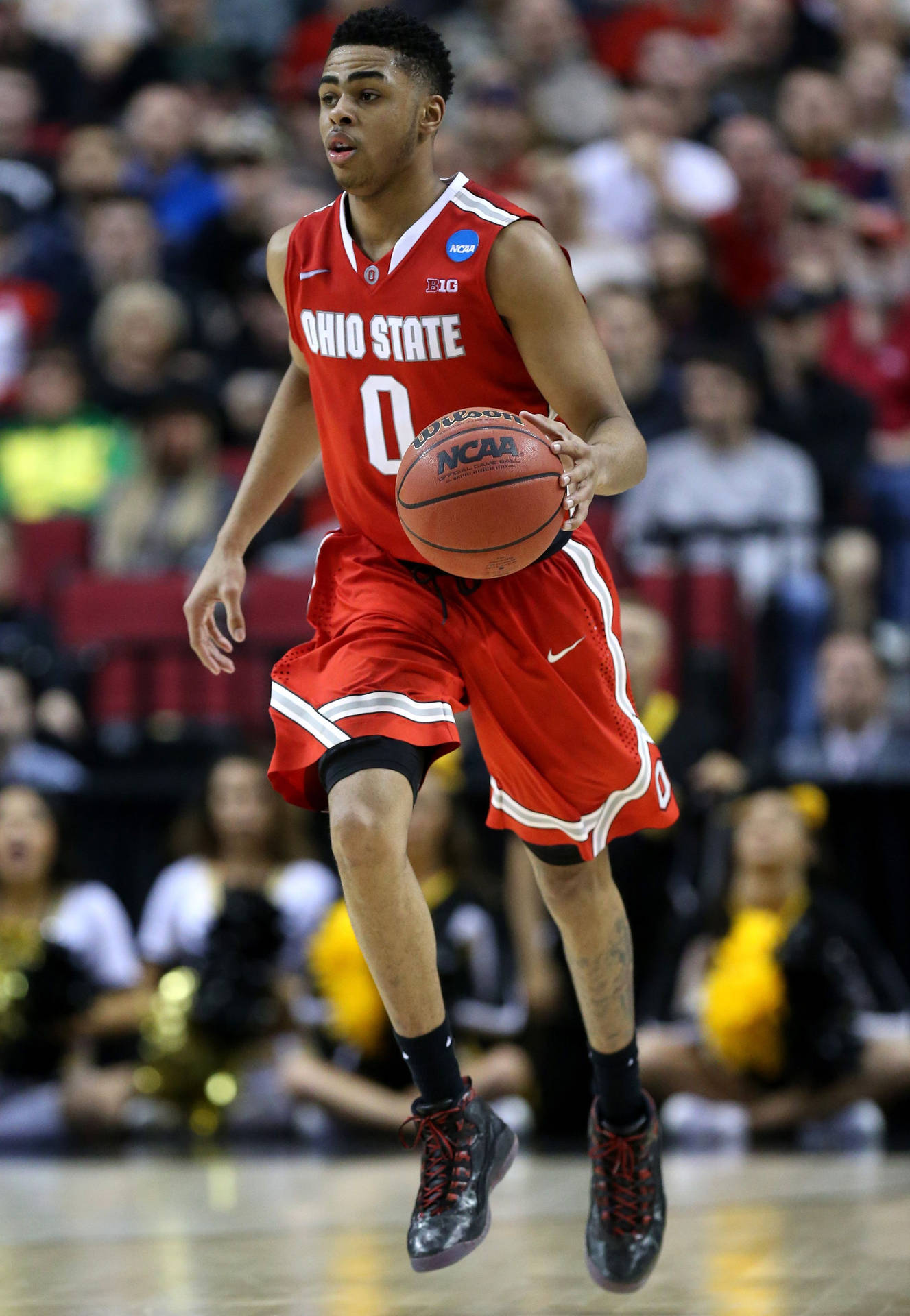 D'angelorussell Ohio State Buckeyes - D'angelo Russell Degli Ohio State Buckeyes. Sfondo