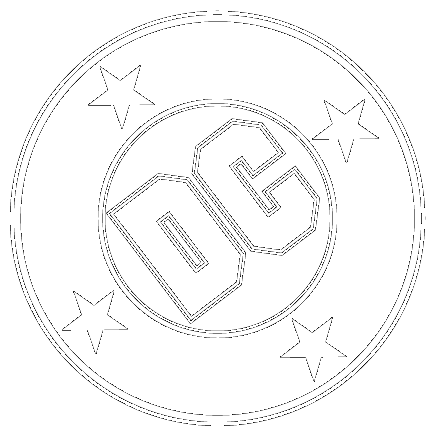 D C Comics Logo Circle Stars PNG