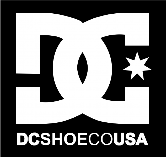 D C Shoes Logo Blackand White PNG