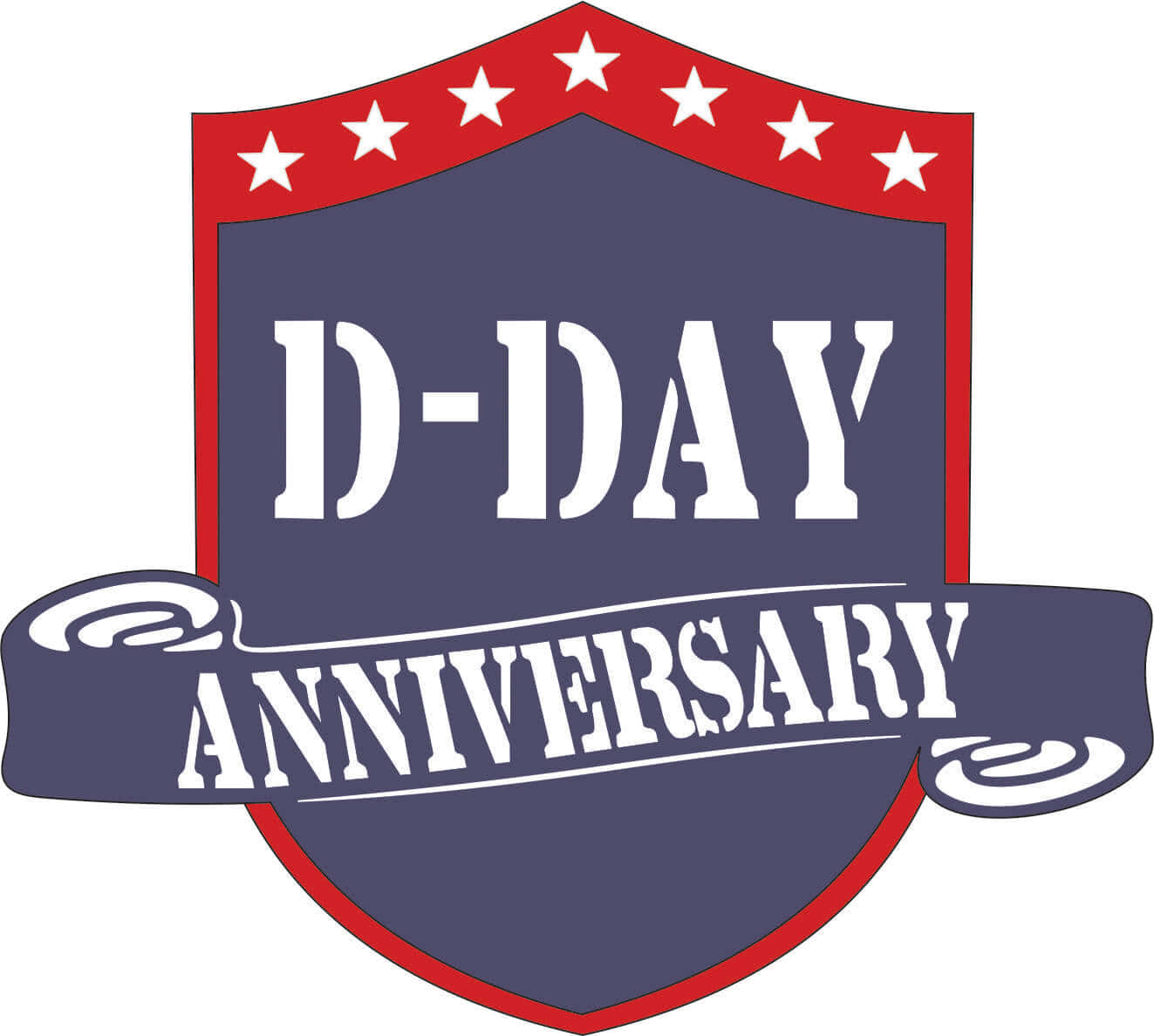 D - Day Anniversary Logo