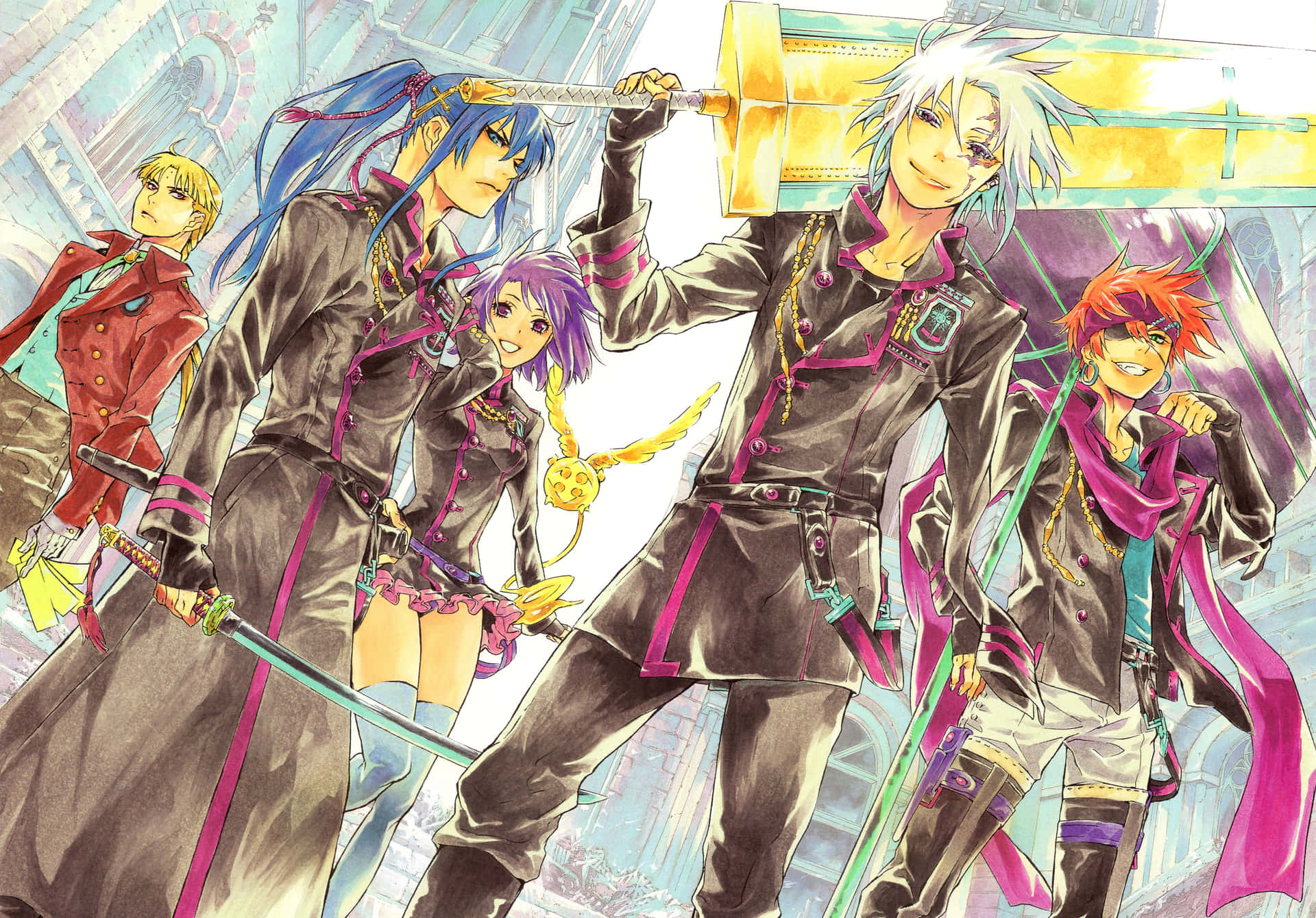 Join The Battle Against Evil With D Gray Man! Wallpaper