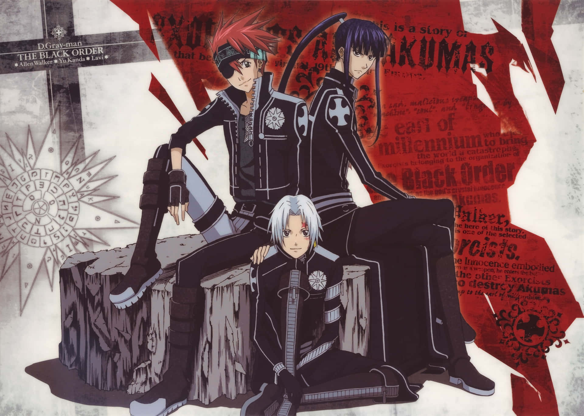 Experience The Captivating Story Of D.gray-man Wallpaper