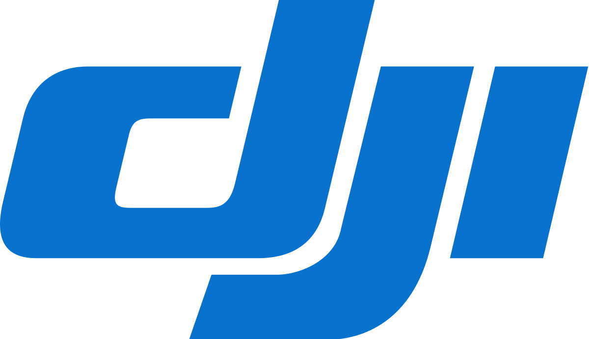 D J I Logo Blue Background PNG