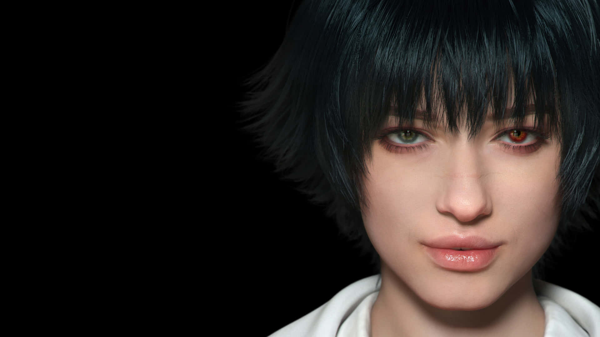 Gros Plan Portrait D'un Personnage Féminin De Dmc5 Fond d'écran