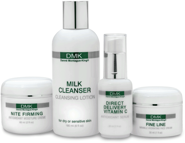 D M K Skincare Products Range PNG