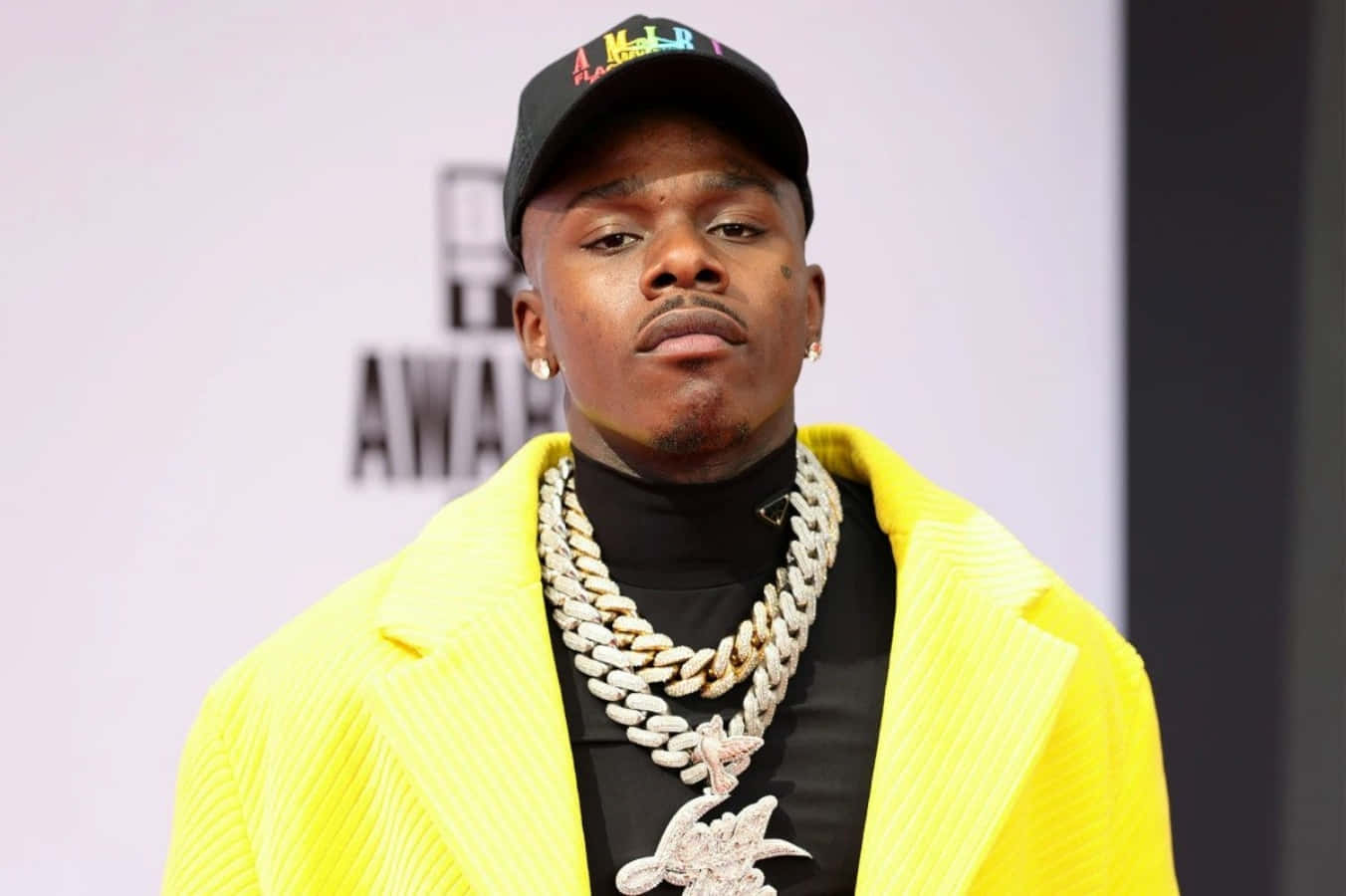 DaBaby performing live on stage