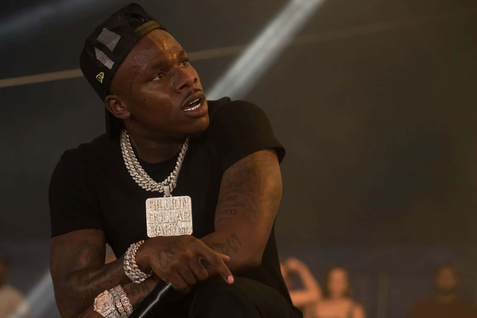 DaBaby's Cool Stance on Stage