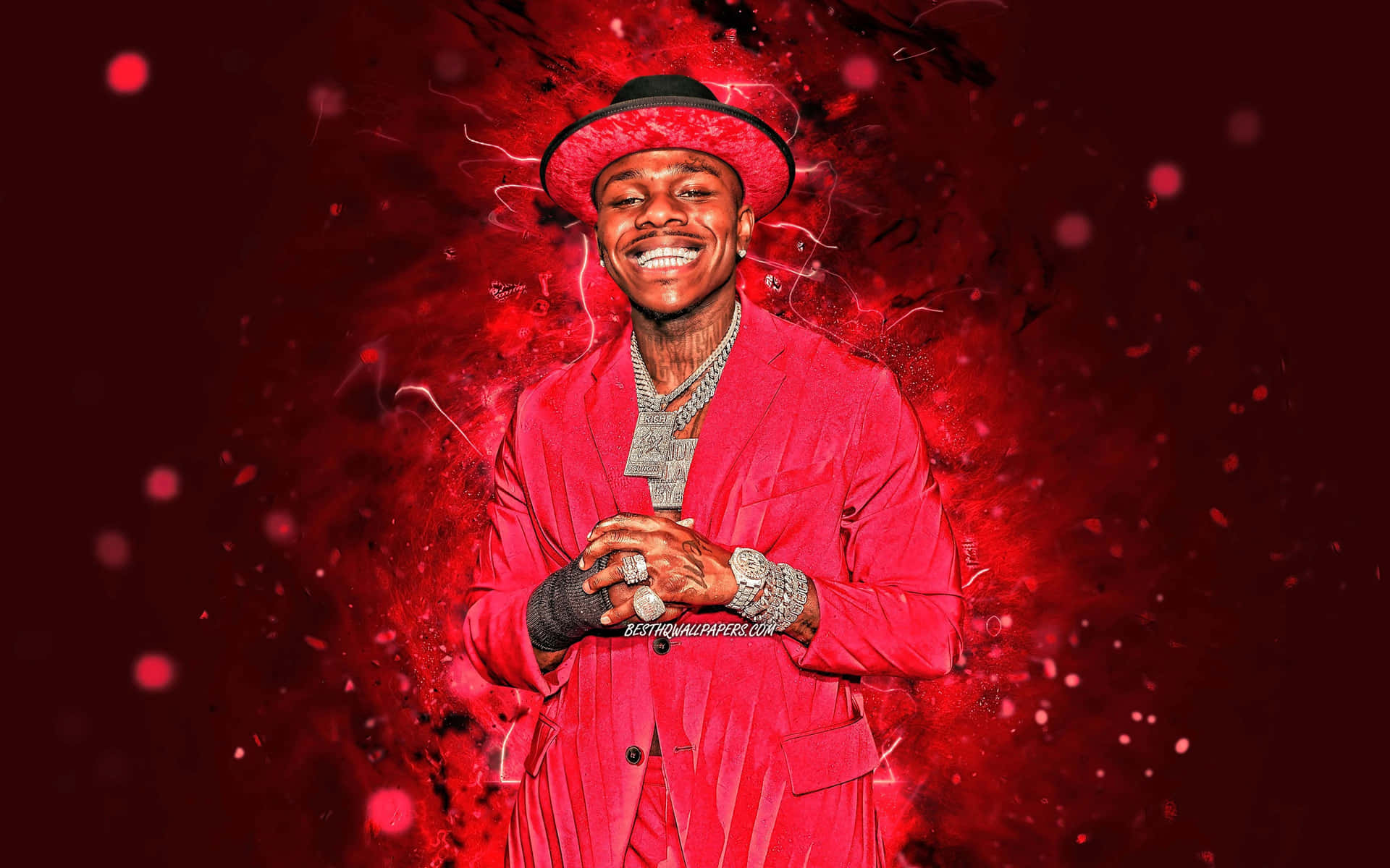 DaBaby in action on stage with energetic performance